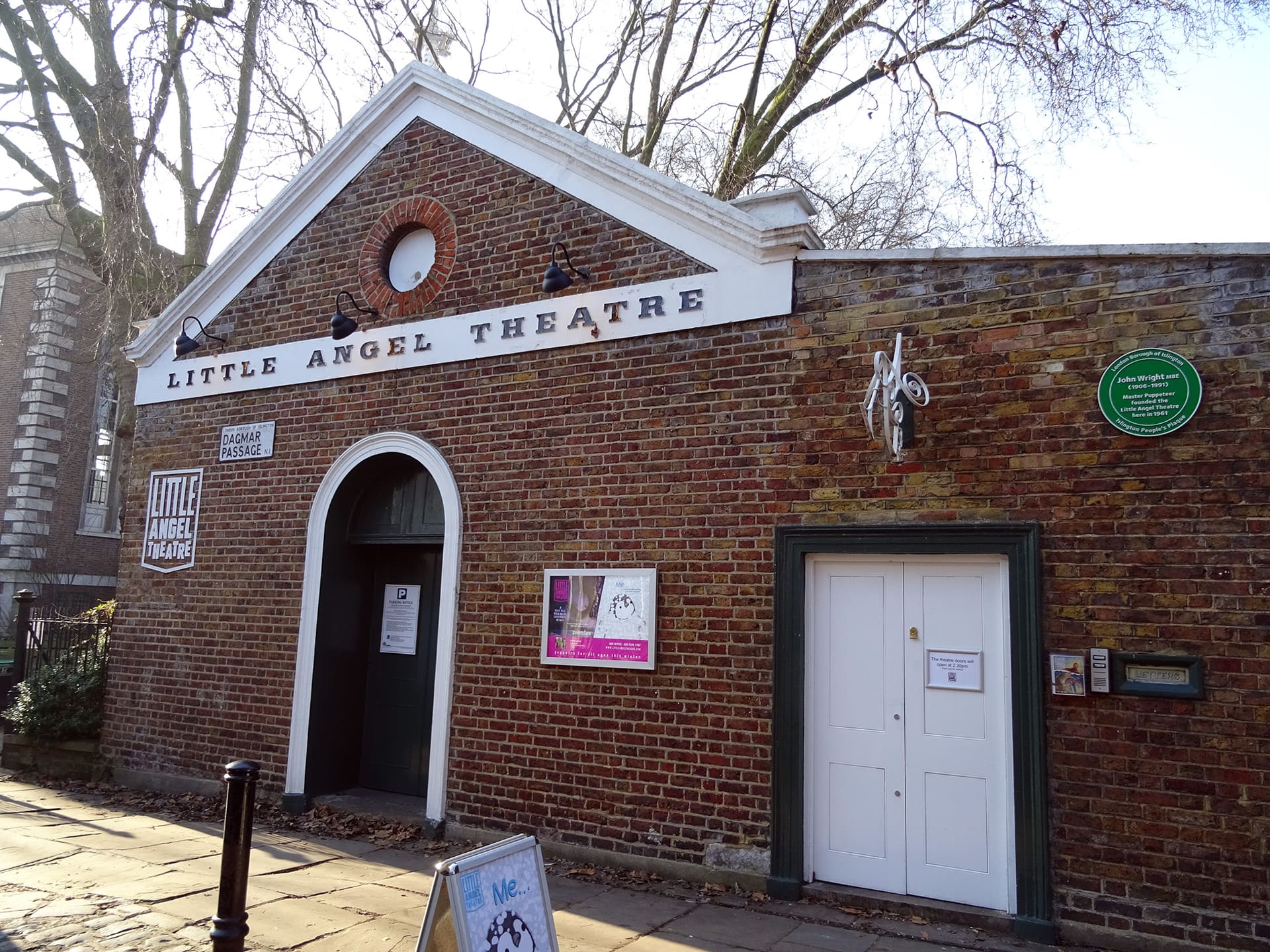 The Little Angel Theatre in Dagmar Passage, Islington.